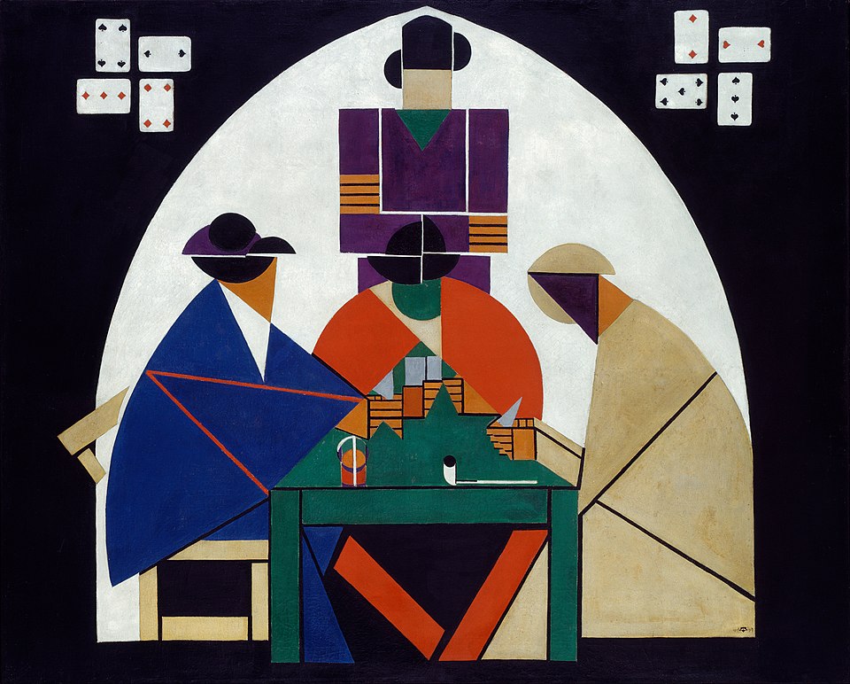 Theo van Doesburg. *The Card Players*. (1916)