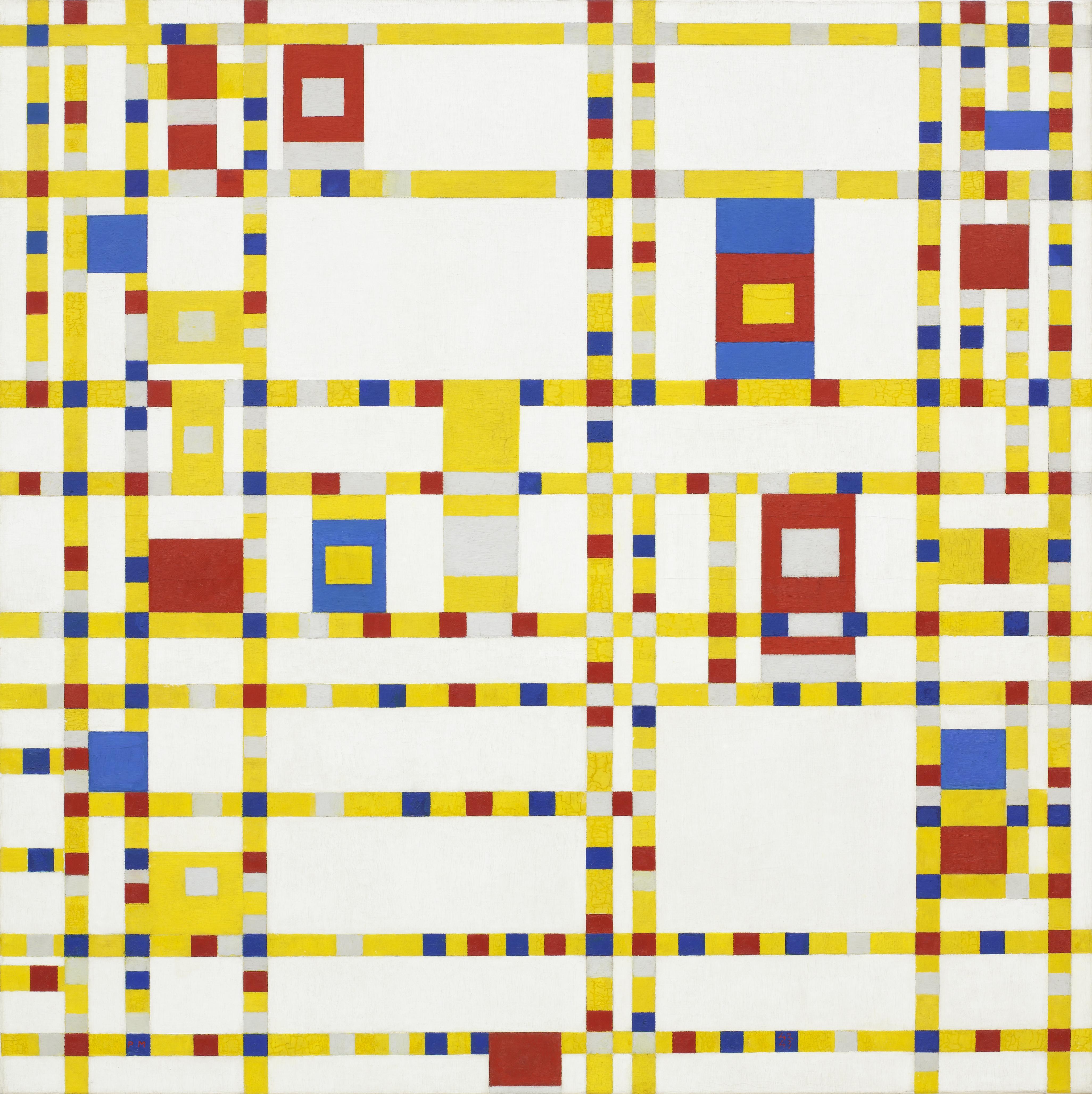 Mondrian. *Broadway Boogie-Woogie* (1942-1943)